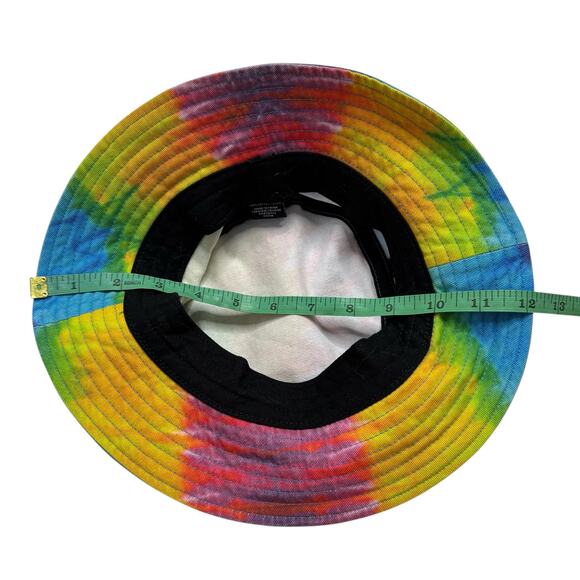 Love Is Love Tie Dye Canvas Bucket Hat Adult One Size Cotton Rainbow Colorful - Picture 7 of 8